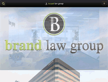 Tablet Screenshot of brandlawgroup.com